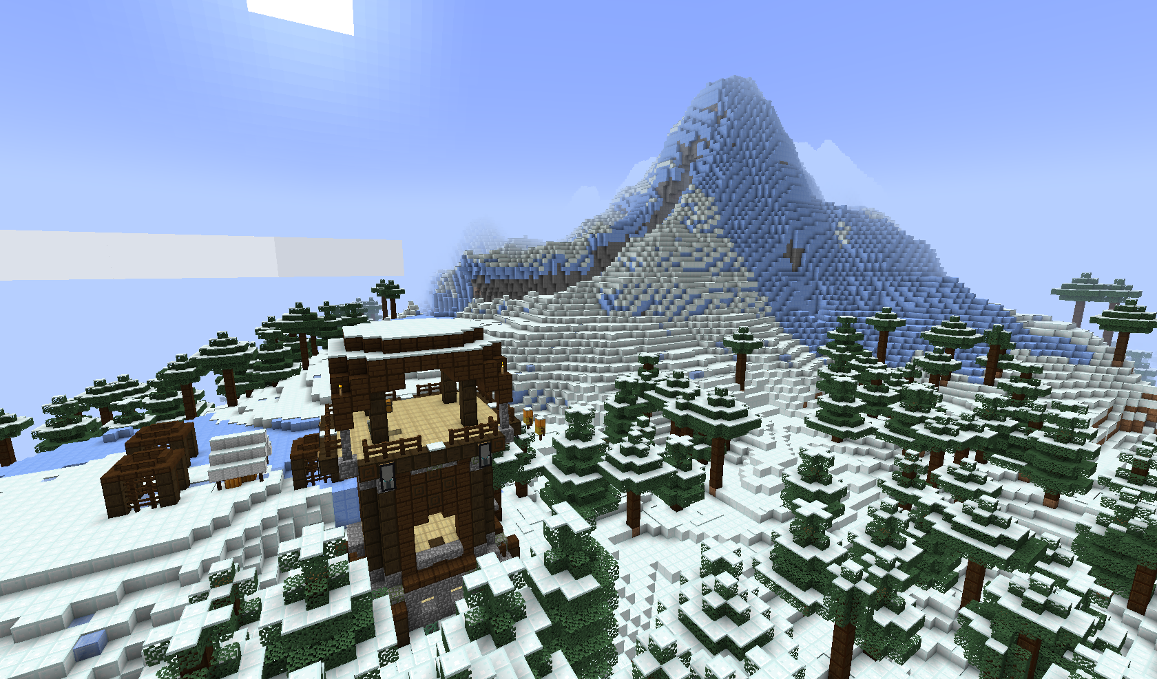 snowy outpost