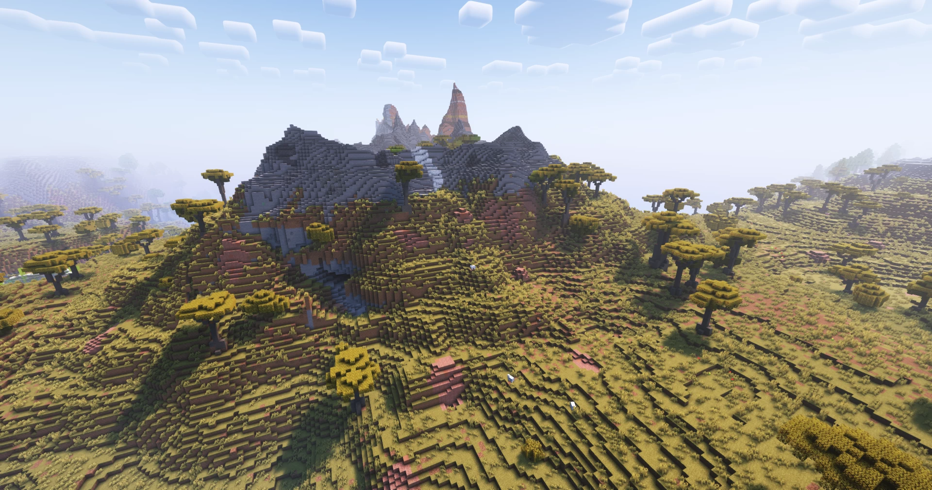 savane avec badlands