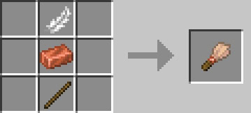 Pinceau Minecraft Recette