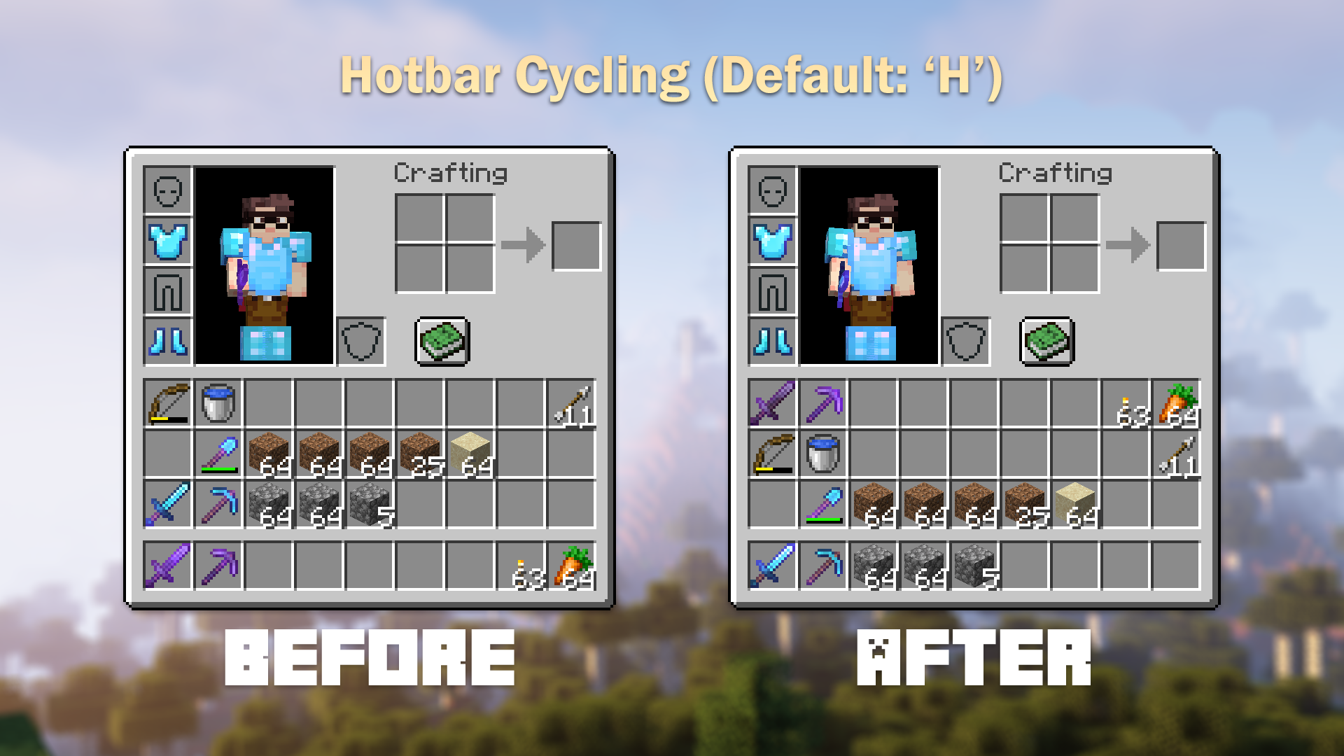 hotbar cycling demo