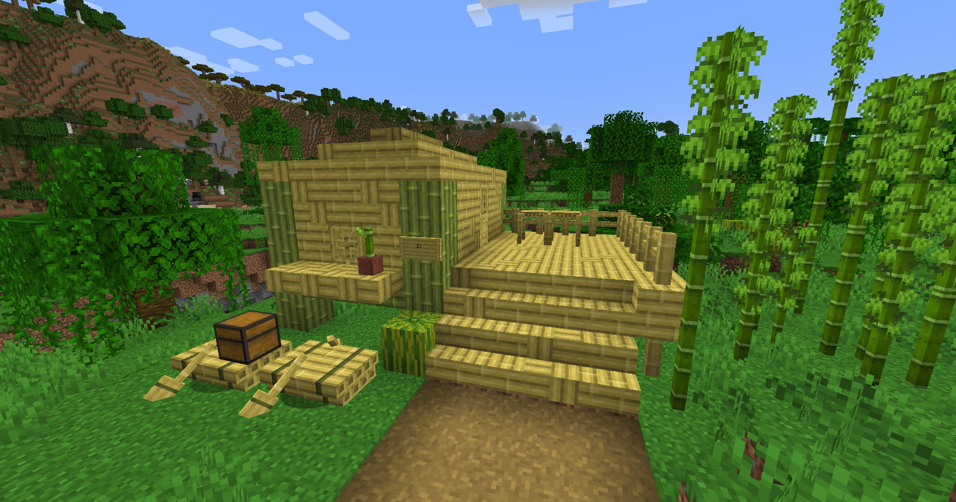 Bois de bambou 1.20