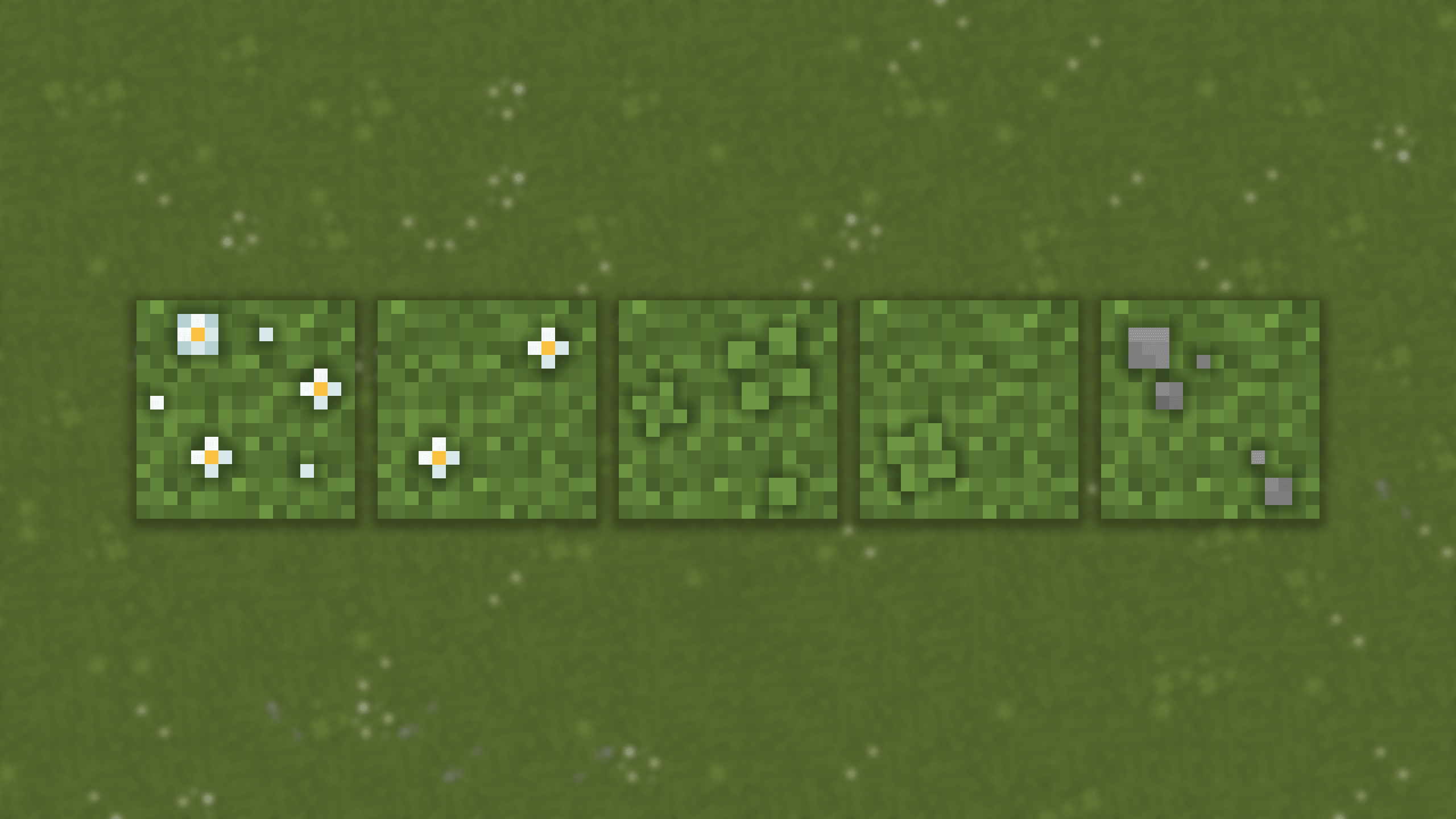 fleurs et rochers simple grass flowers