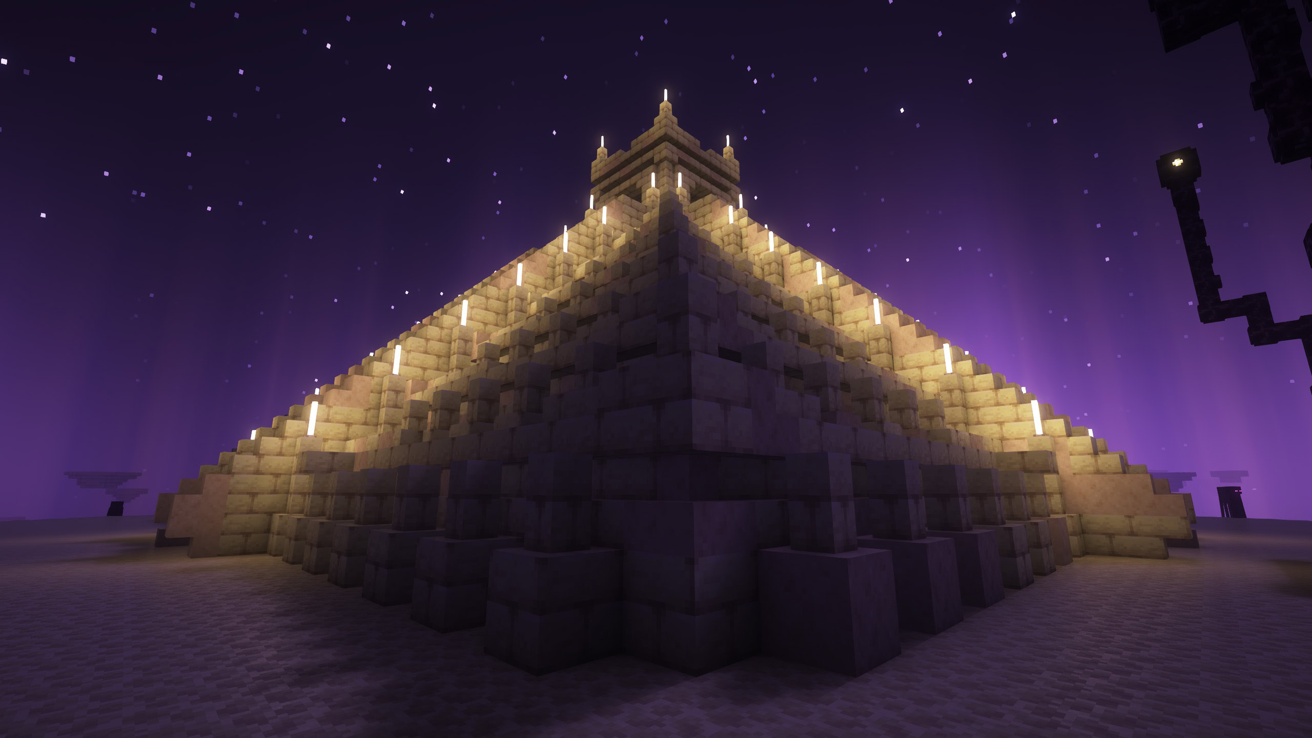 Une pyramide de l'end