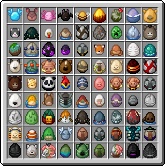Spawn Eggs 25w08a