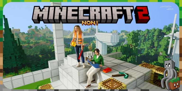 Illustration symbolique montrant qu’il n’y aura pas de Minecraft 2