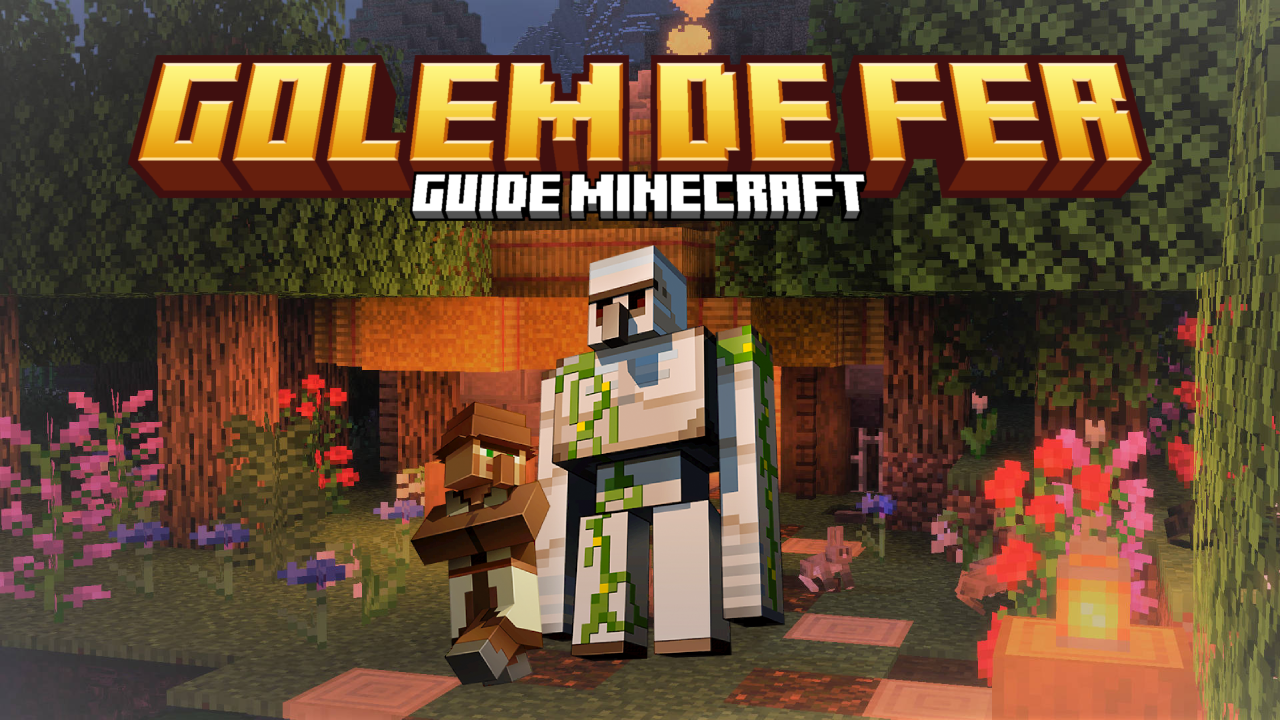 Golem de fer Minecraft