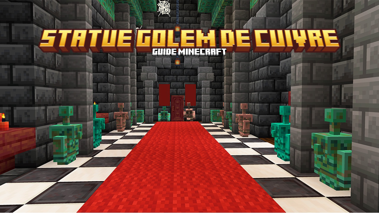 Statue golem de cuivre