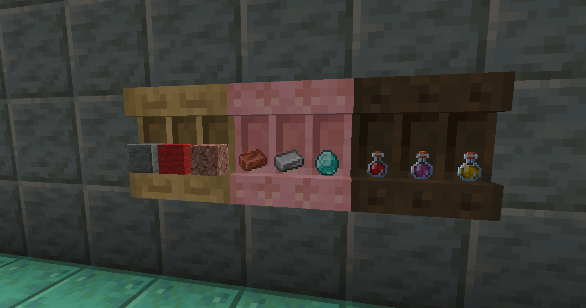 étagères align_items_to_bottom