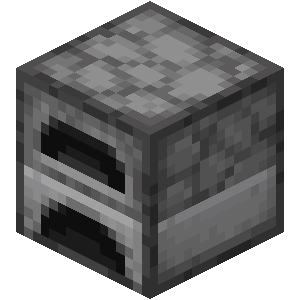 Un four éteint dans Minecraft