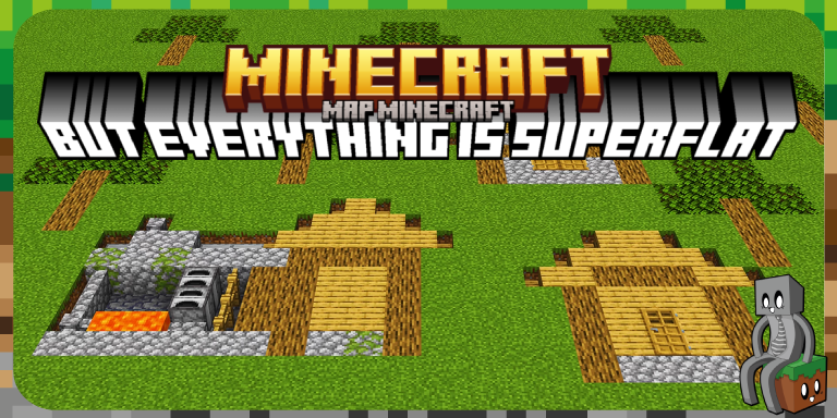 Minecraft But Everything is Superflat