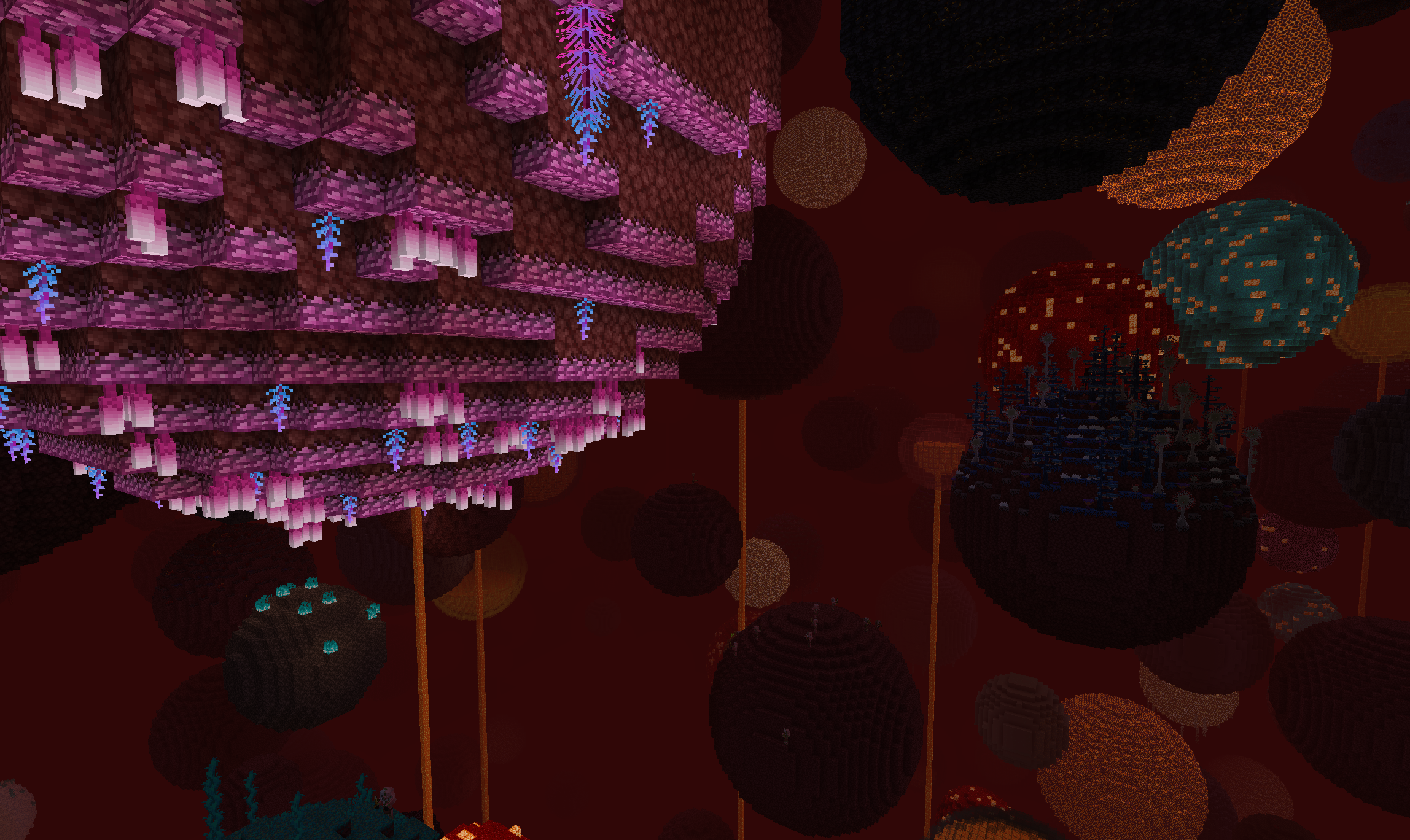 Dimension Scary Sky dans le mod Starry Skies