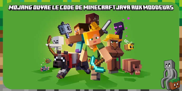 Mojang ouvre le code de Minecraft