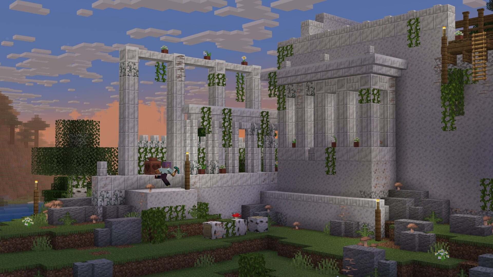 Efe marchant vers une nouvelle zone d’exploration.