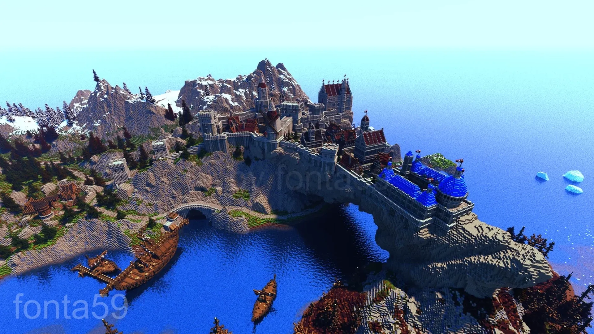 solitude city skyrim minecraft