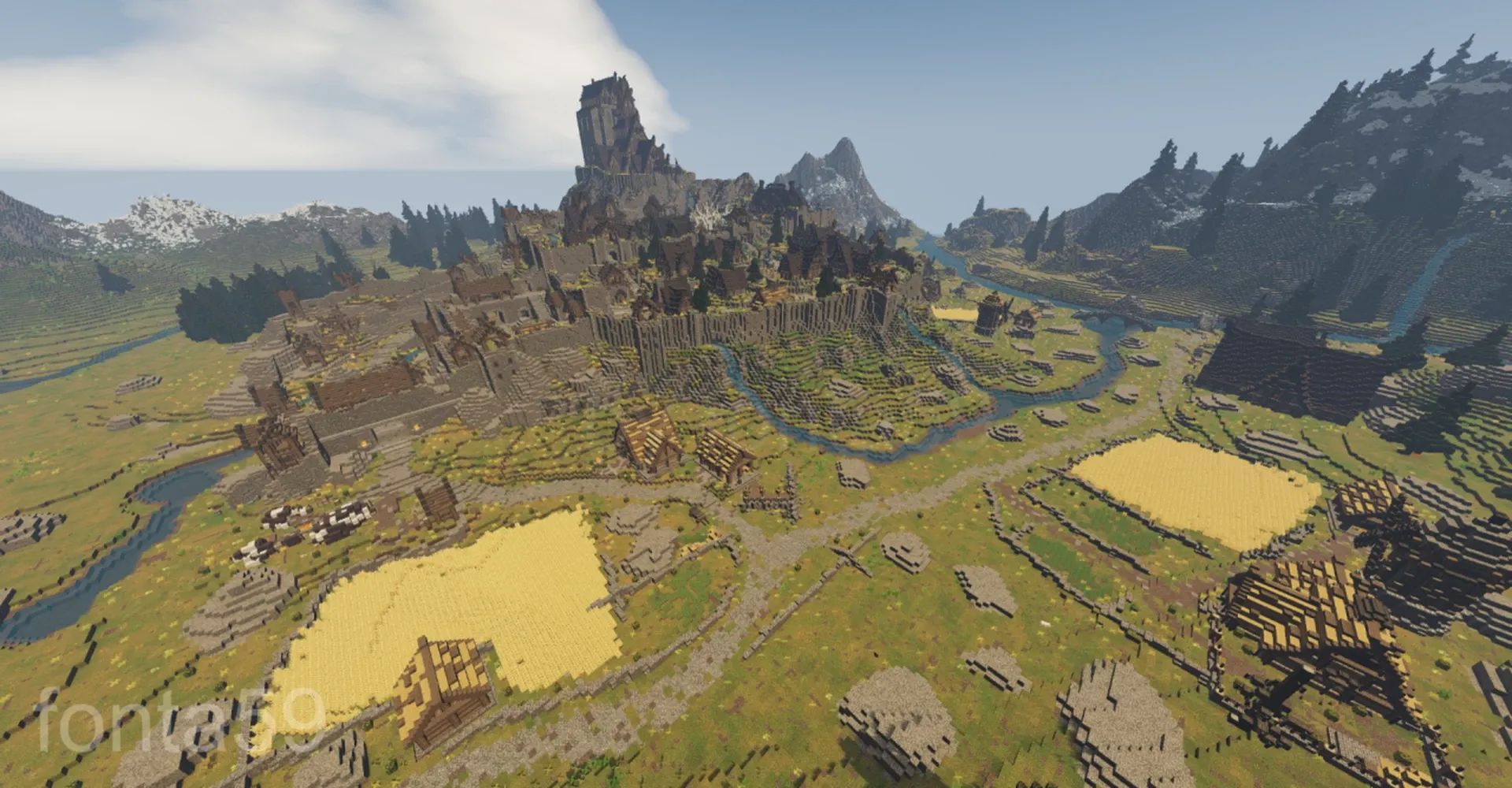 whiterun skyrim minecraft