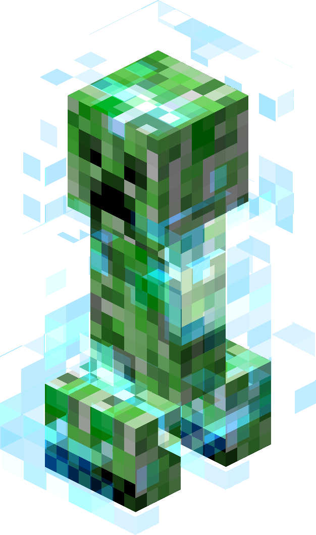 Creeper chargé dans Minecraft