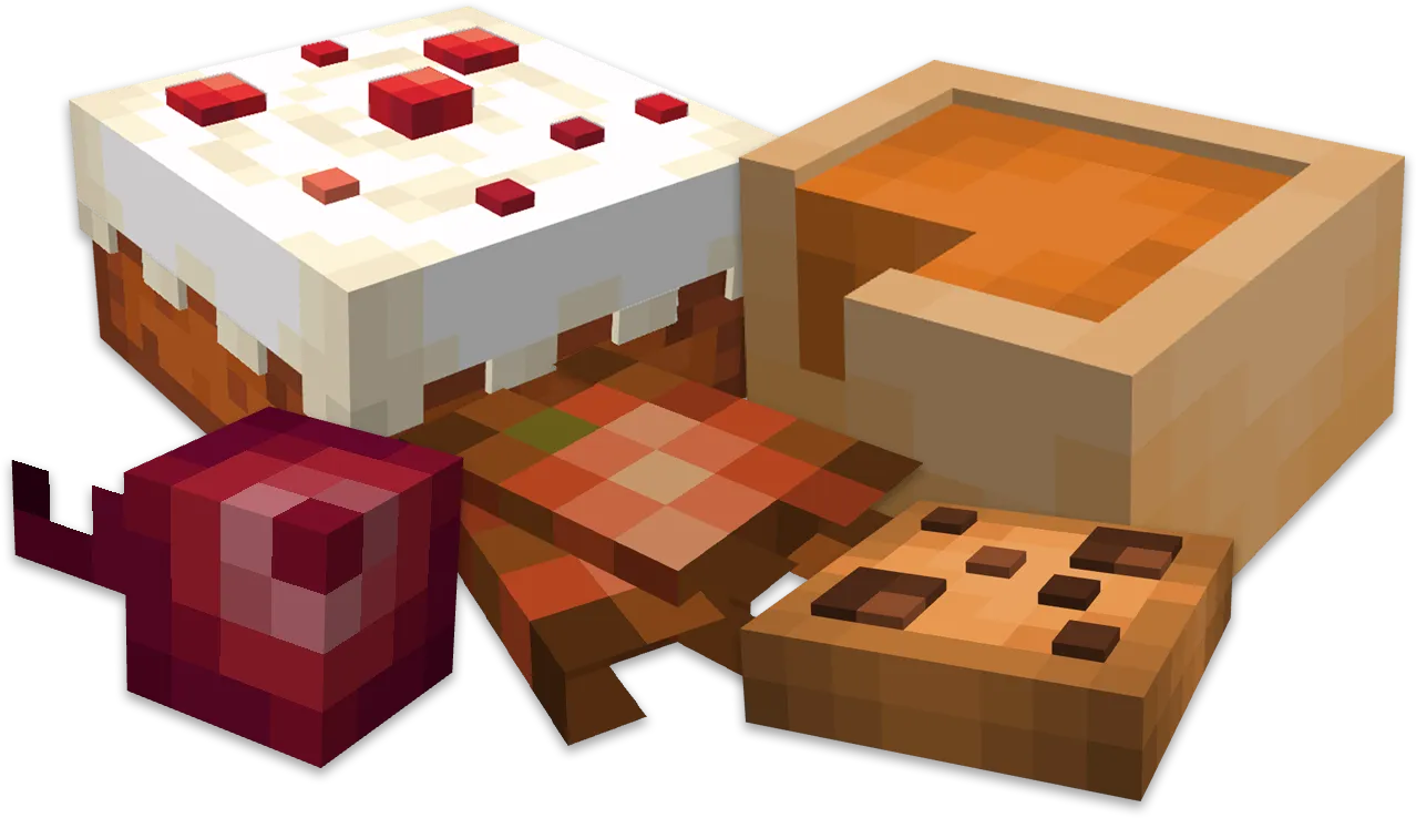 Visuel des friandises en 3D avec le pack de textures Fresh Food