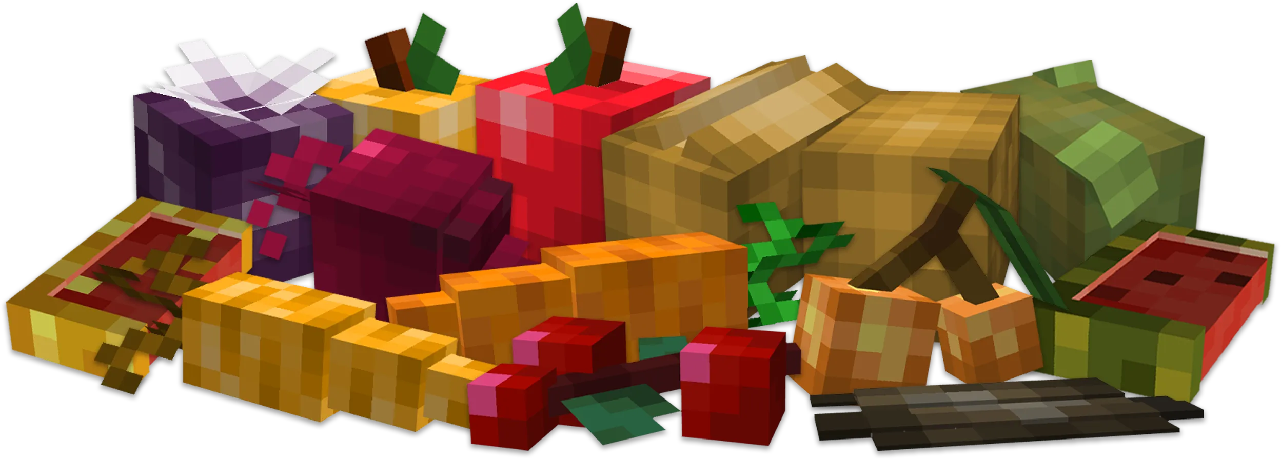 Ds fruits et légumes avec Fresh Textures